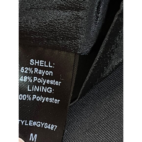 New D0+BE Halter Mini Dress Open Back Black M Medium Cocktail Party - Picture 7 of 9